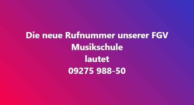 musikschule telefonnummer