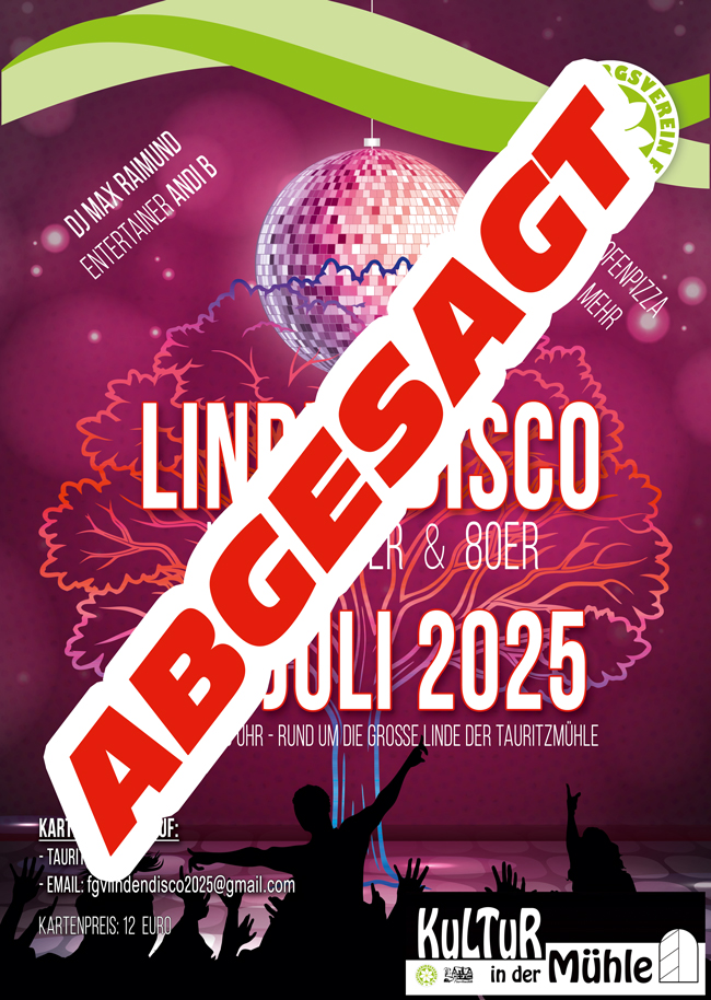 Lindendisco DINA3 2025 ABGESAGT650px